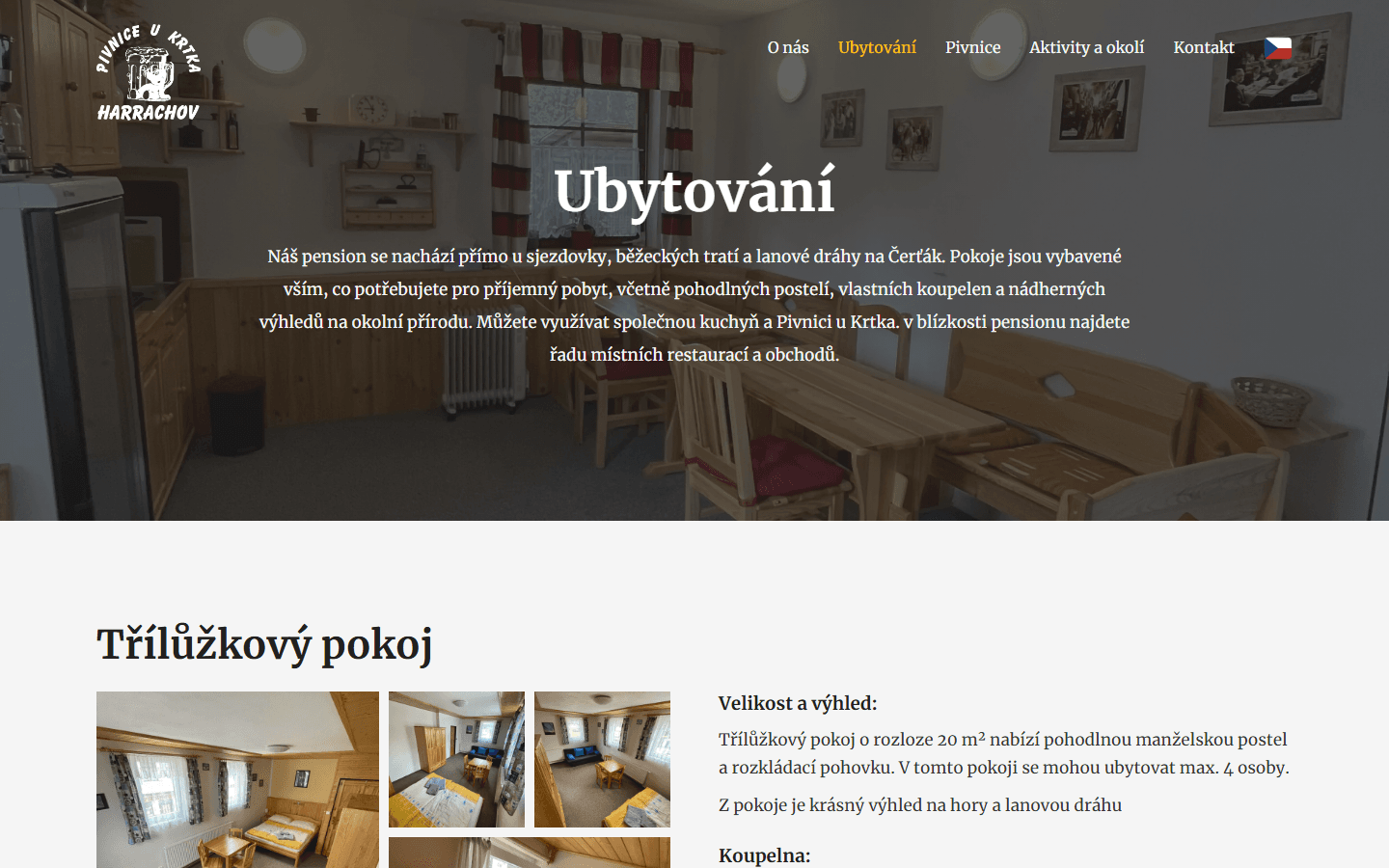 Pension u Krtka — ubytování